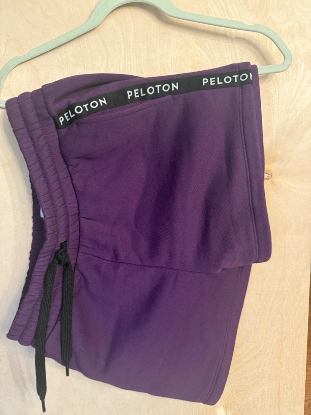 Peloton Deep Purple Performance Shorts with Branded Waistband